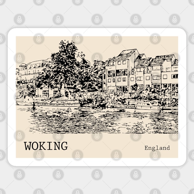 Woking England Sticker by Lakeric